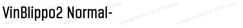 VinBlippo2 Normal字体转换